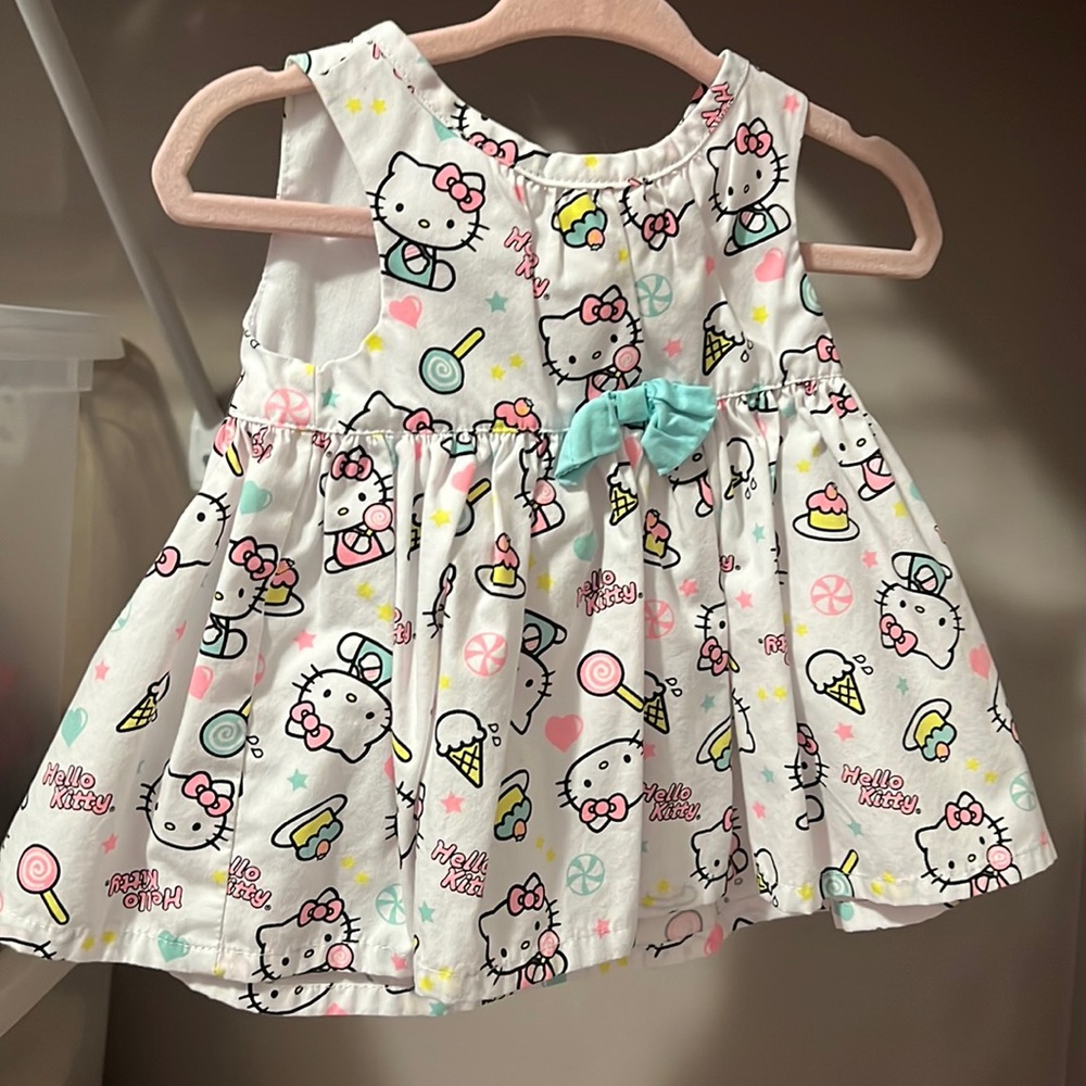 Hello kitty dress for babies